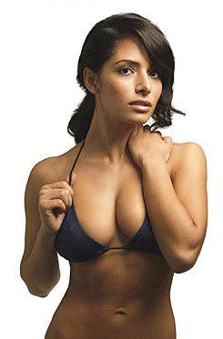 Sarah Shahi in lingerie