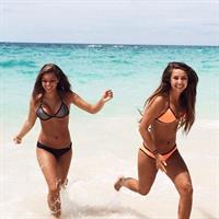 Elise Irvine in a bikini