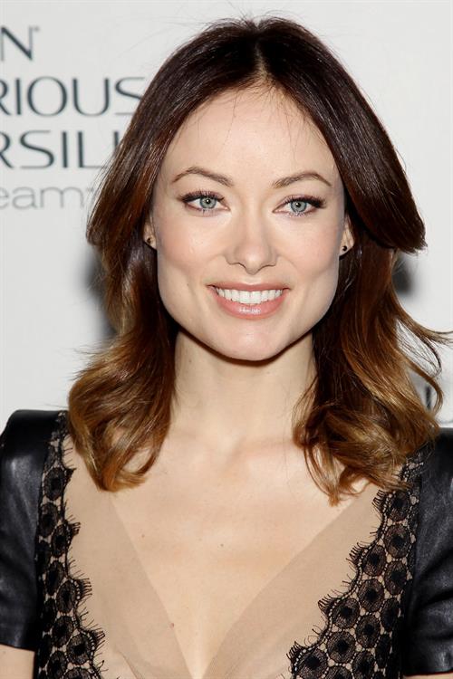 Olivia Wilde at the Revlon Luxurious ColorSilk Buttercream launch in NYC 07.02.13 