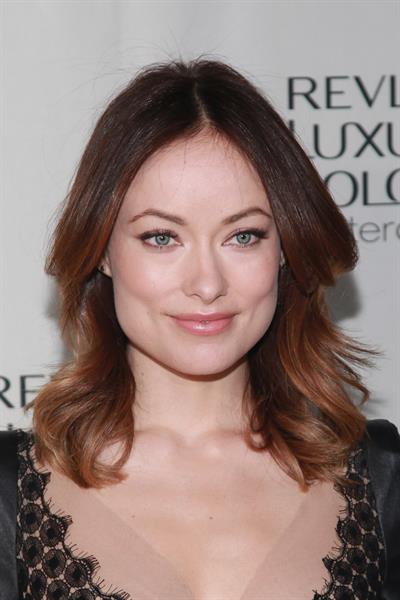 Olivia Wilde at the Revlon Luxurious ColorSilk Buttercream launch in NYC 07.02.13 