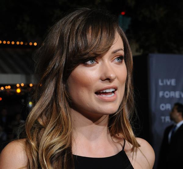 Olivia Wilde In Time premiere in Los Angeles October 20, 2011 