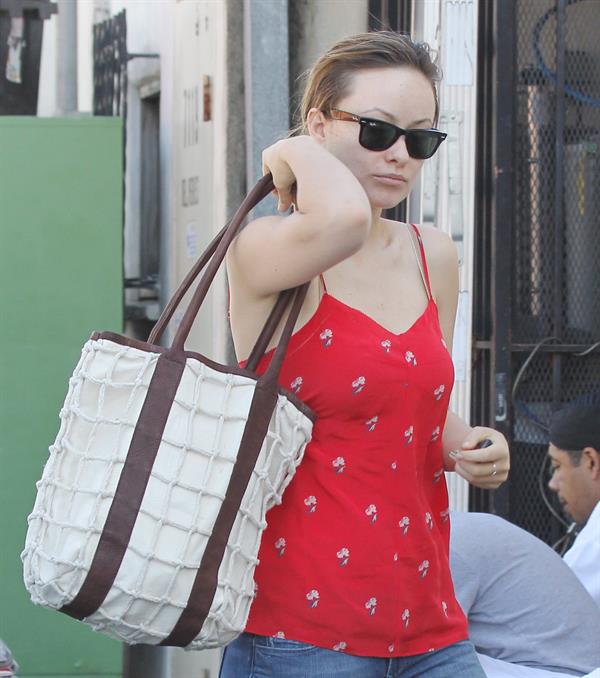 Olivia Wilde heading to lunch in west hollywood February 23, 2012 