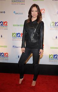 Olivia Wilde Hurricane Relief Concert in New York City - December 12, 2012 
