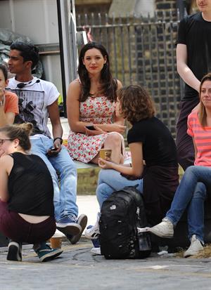 Kelly Brook - On the set of her brand new movie Taking Stock in London (05.07.2013) 