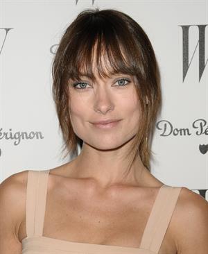 Olivia Wilde W Magazine Golden Globe party at Chateau Marmont on January 14, 2011