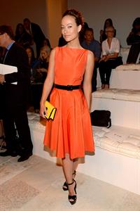 Olivia Wilde Ralph Lauren Spring 2013 fashion show, New York - September 13, 2012 