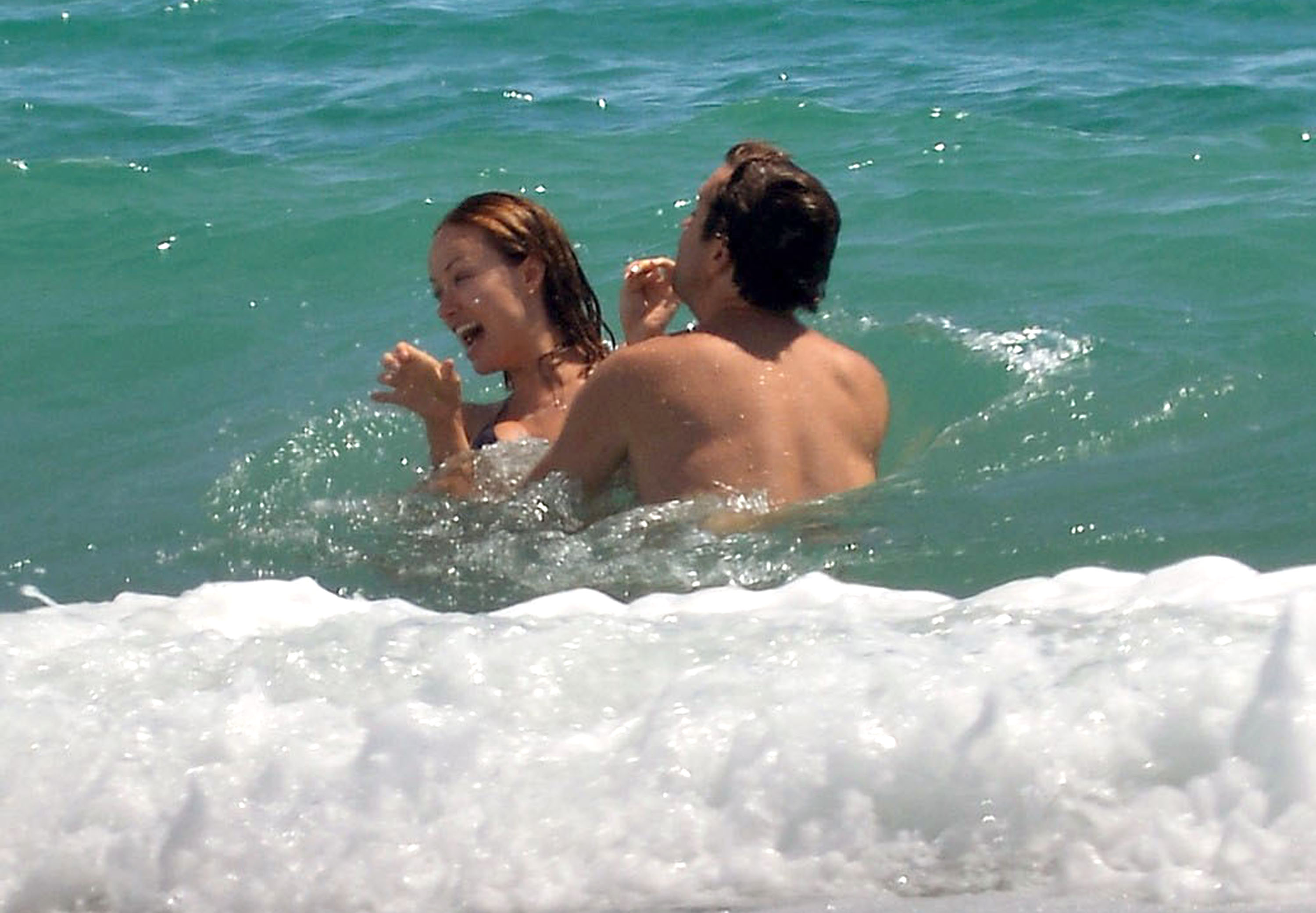 Olivia Wilde in a Bikini on the beach in Wilmington,North Carolina 8/22/12 