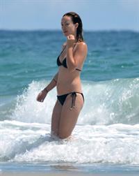 Olivia Wilde in a Bikini on the beach in Wilmington,North Carolina 8/22/12 