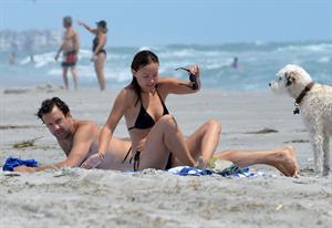Olivia Wilde in a Bikini on the beach in Wilmington,North Carolina 8/22/12 