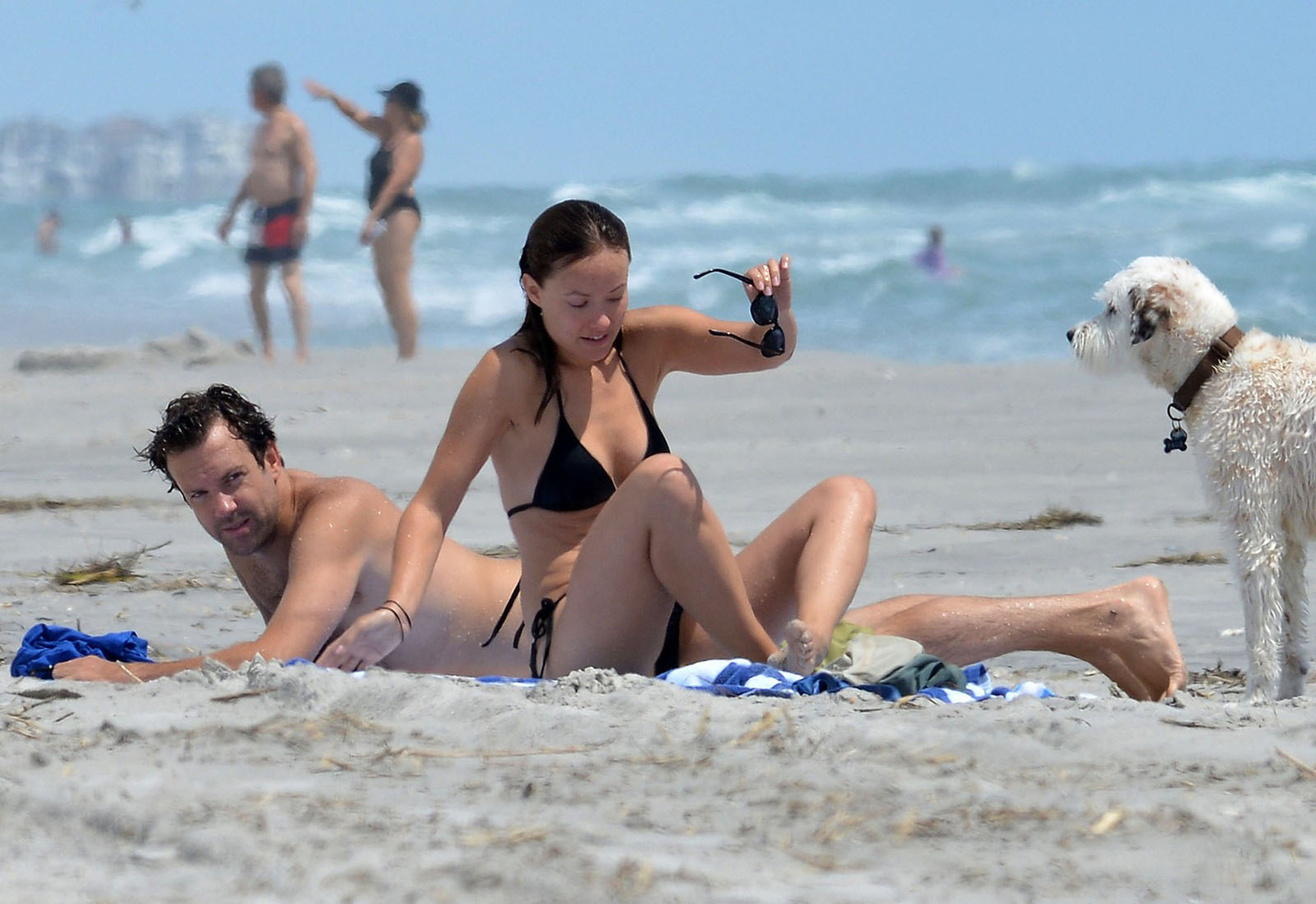 Olivia Wilde in a Bikini on the beach in Wilmington,North Carolina 8/22/12 