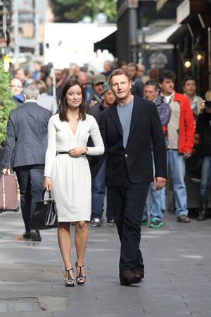 Olivia Wilde Filming  Third Person  in Rome (10/17/12) 
