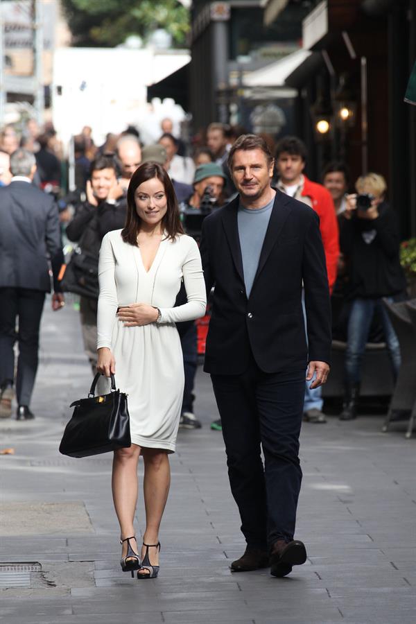 Olivia Wilde Filming  Third Person  in Rome (10/17/12) 