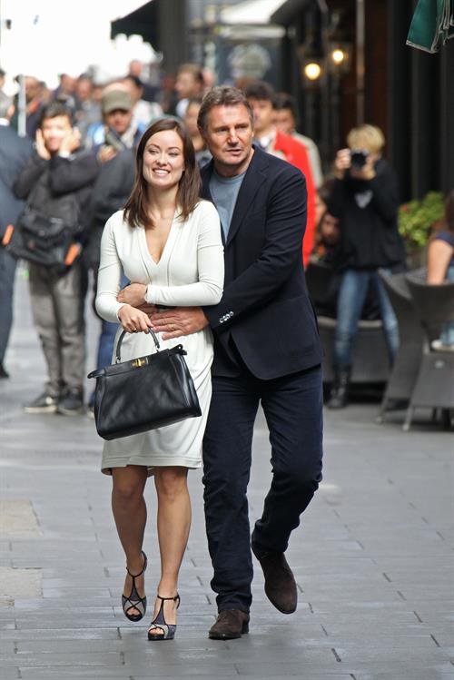 Olivia Wilde Filming  Third Person  in Rome (10/17/12) 