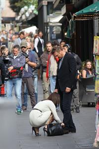Olivia Wilde Filming  Third Person  in Rome (10/17/12) 