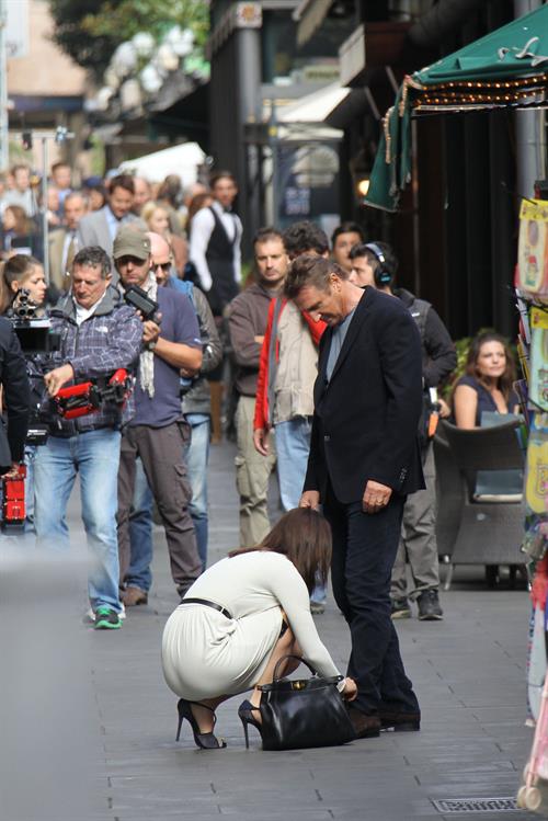 Olivia Wilde Filming  Third Person  in Rome (10/17/12) 