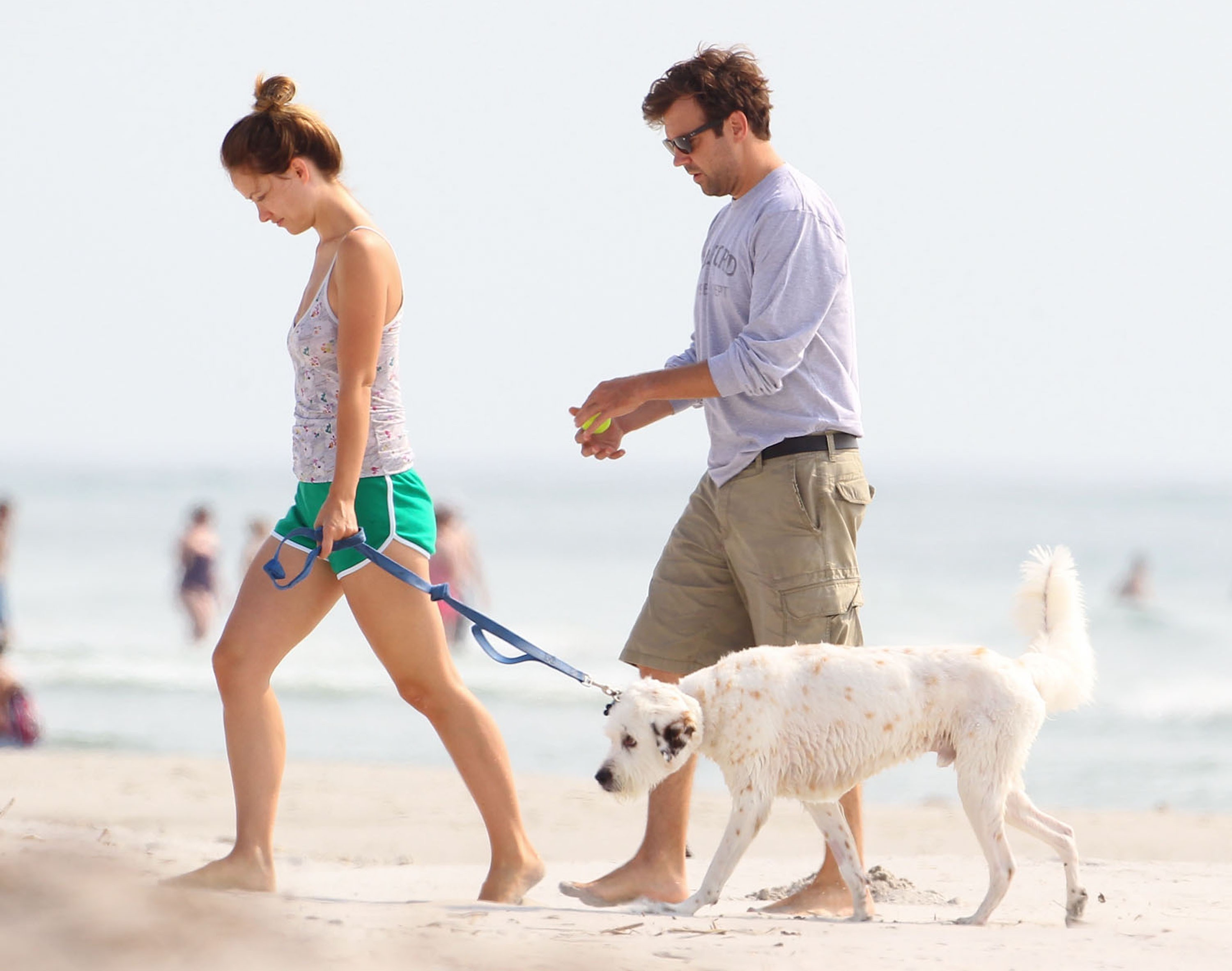 Olivia Wilde - on the beach in Wilmington,North Carolina - August 18 2012