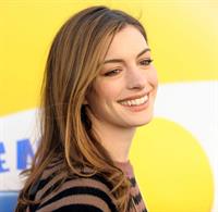 Anne Hathaway 20th Century Fox press day for Rio at Zanuck Theater January 28, 2011 