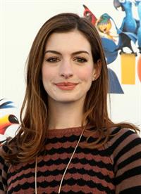 Anne Hathaway 20th Century Fox press day for Rio at Zanuck Theater January 28, 2011 