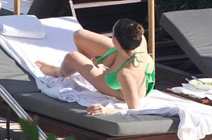 Kelly Brook bikini candids by the pool in Miami 2/1/13 