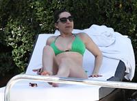 Kelly Brook bikini candids by the pool in Miami 2/1/13 