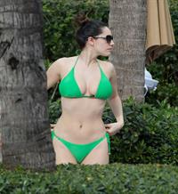 Kelly Brook bikini candids by the pool in Miami 2/1/13 