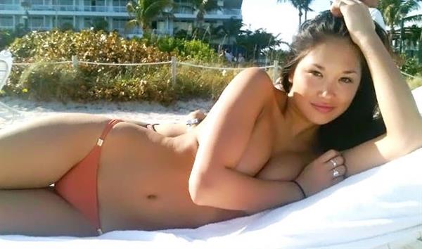 Jocelyn Chew in a bikini