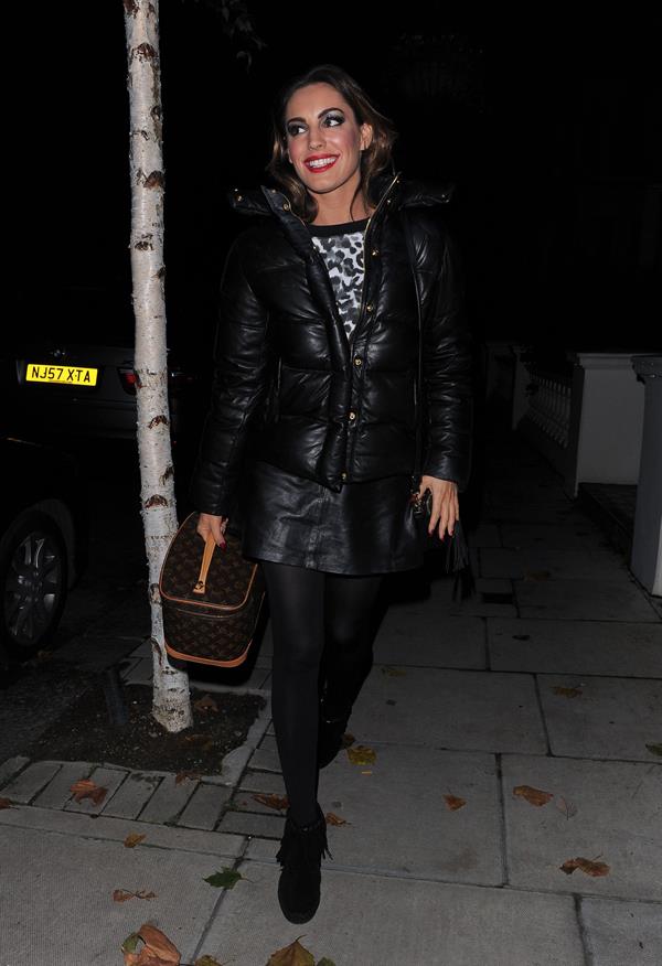 Kelly Brook At her home in London - November 2, 2012