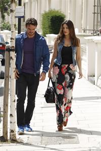 Kelly Brook walking in London - July 30, 2012