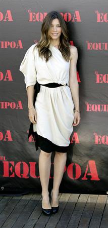 Jessica Biel a team photocall Madrid Spain Juily 25, 1010