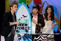 Nina Dobrev 2010 Teen Choice awards at Gibson Amphitheatre on August 8