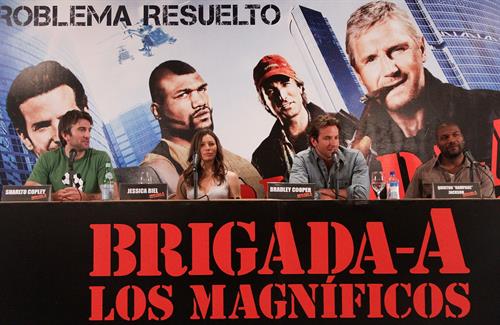 Jessica Biel at a press conference of the A-Team in Mexico City June 1, 2010 