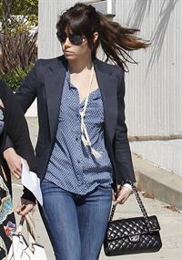Jessica Biel leaving UCLA Medical Center October 2, 2012