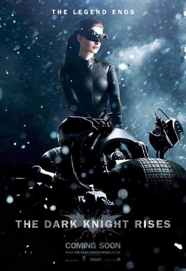 Anne Hathaway Catwoman in the Dark Knight Rises promos 