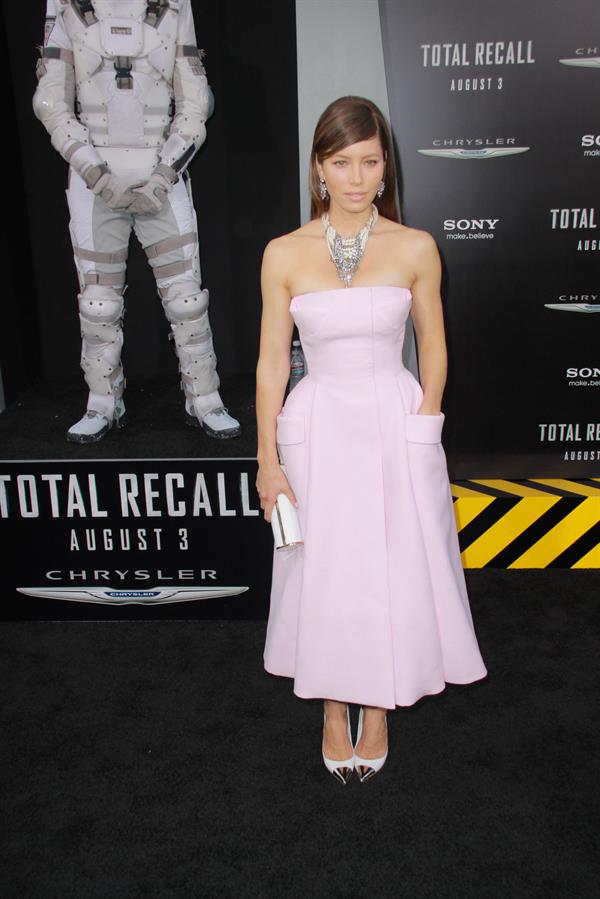 Jessica Biel  Total Recall  Los Angeles Premiere - August 1 2012 