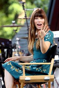 Jessica Biel Good Morning America in New York 03.08.12 
