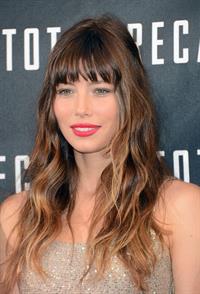 Jessica Biel poses at the Total Recall - Los Angeles Photo Call on July 28, 2012 in Beverly Hills, California