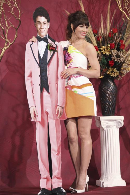 Jessica Biel - Jimmy Kimmel Live - Jul. 26, 2012