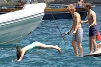 Anne Hathaway on vacation in Italy July 22, 2011 