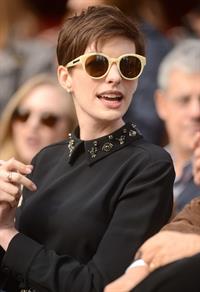 Anne Hathaway attends the Hugh Jackman Hollywood Walk Of Fame Ceremony in Hollywood December 13-2012 