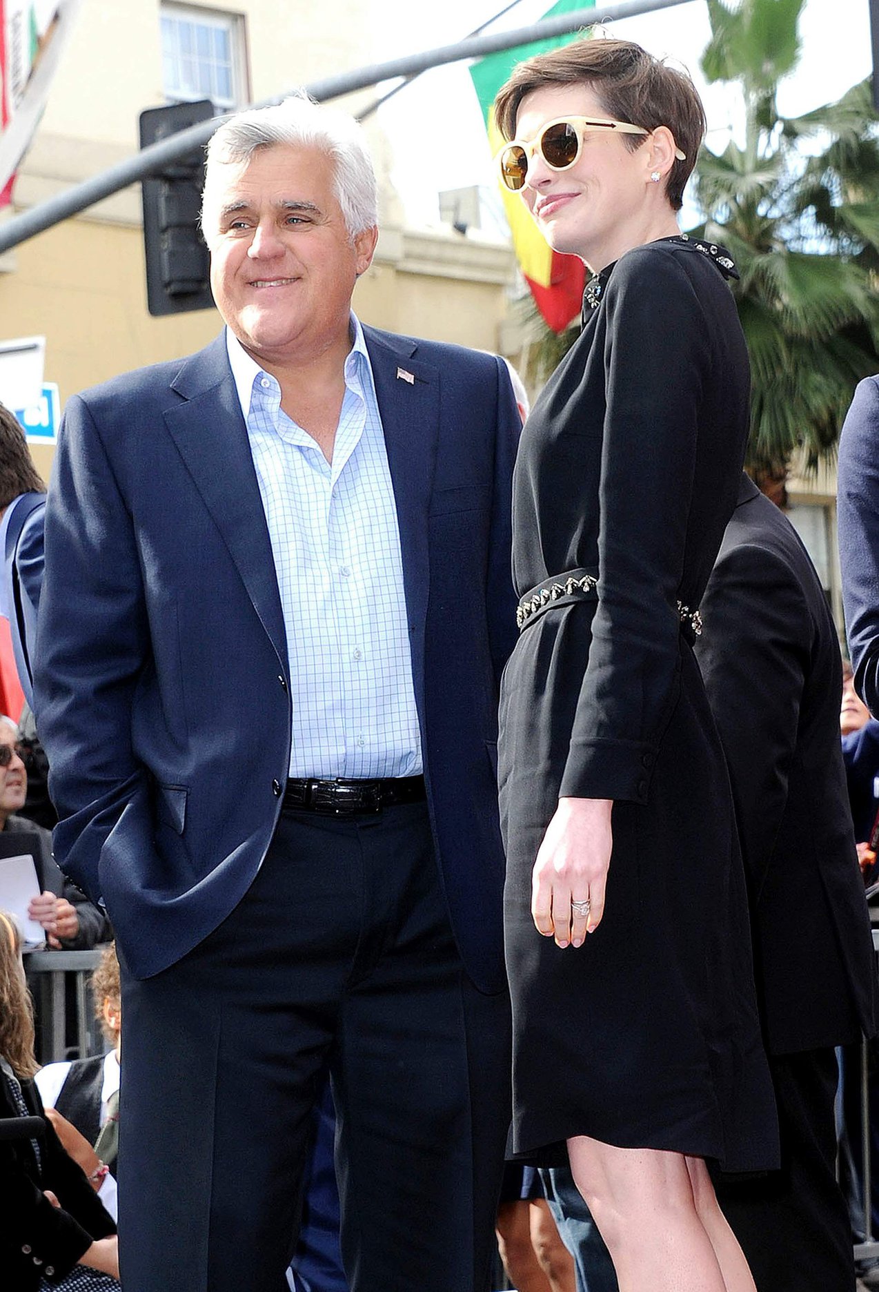 Anne Hathaway attends the Hugh Jackman Hollywood Walk Of Fame Ceremony in Hollywood December 13-2012 