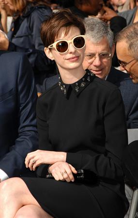 Anne Hathaway attends the Hugh Jackman Hollywood Walk Of Fame Ceremony in Hollywood December 13-2012 