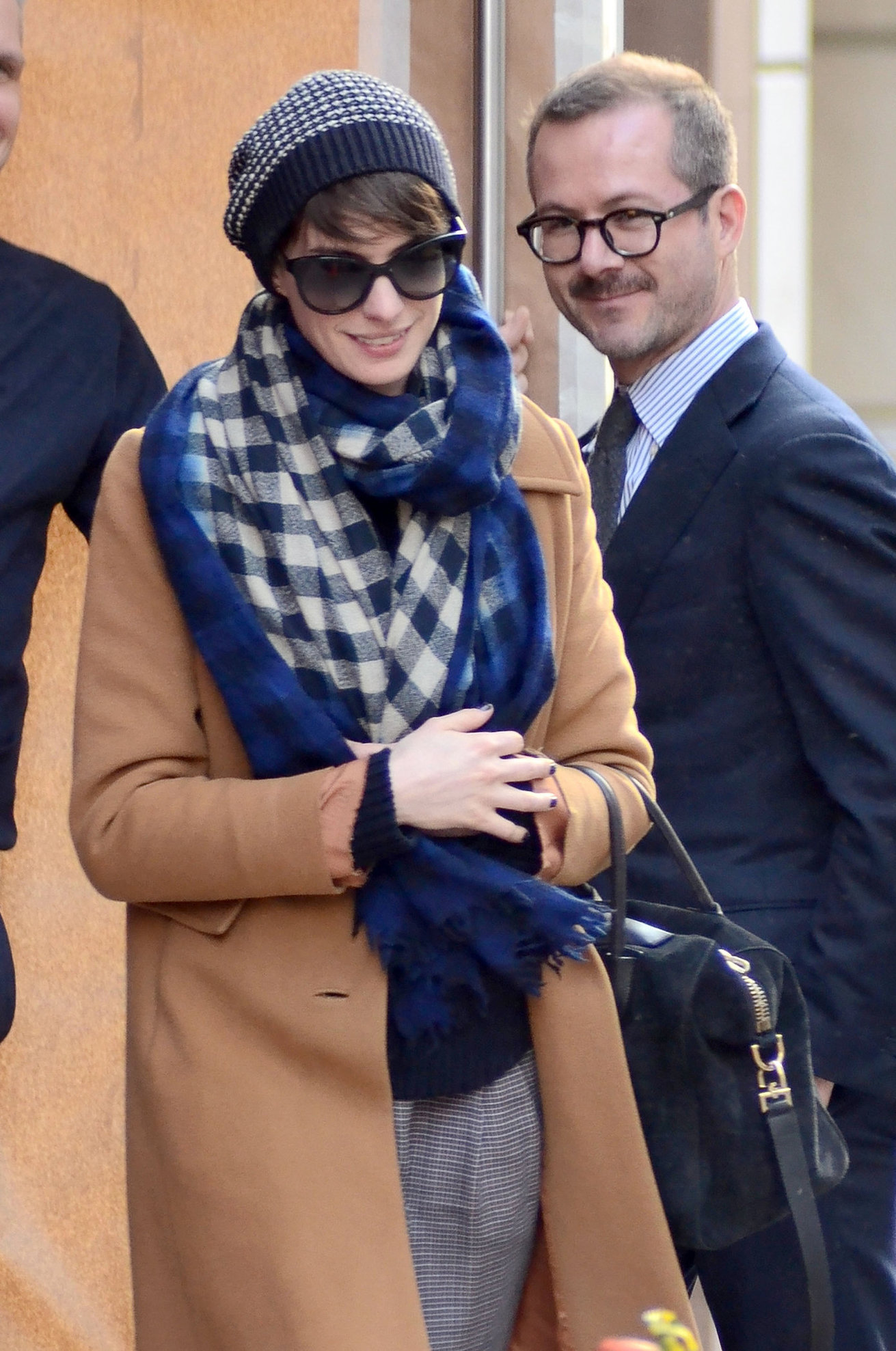 Anne Hathaway shopping on Madison Ave in NYC 1/8/13  