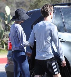 Anne Hathaway out and about in the Hollywood Hills 1/19/13 