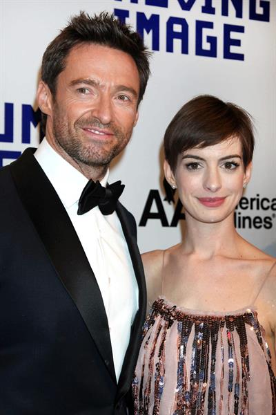 Anne Hathaway Attended the Museum of the Moving Image 27th Annual Black Tie Salute in New York Dec 11, 2012