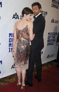 Anne Hathaway Attended the Museum of the Moving Image 27th Annual Black Tie Salute in New York Dec 11, 2012