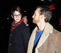 Anne Hathaway leaving her hotel and heading to the Empire Cinema Theatre in London - December 4, 2012