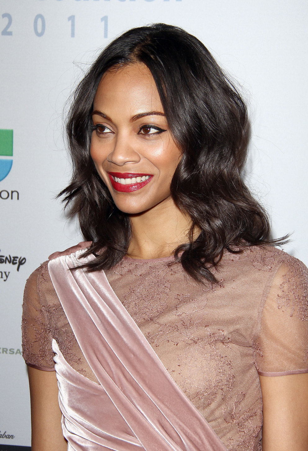 Zoe Saldana  14th Annual NHMC Impact Awards -- Beverly Hills, Feb. 25, 2011 