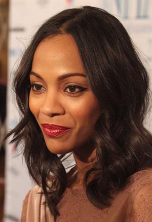 Zoe Saldana  14th Annual NHMC Impact Awards -- Beverly Hills, Feb. 25, 2011 