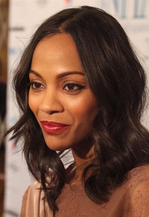 Zoe Saldana  14th Annual NHMC Impact Awards -- Beverly Hills, Feb. 25, 2011 
