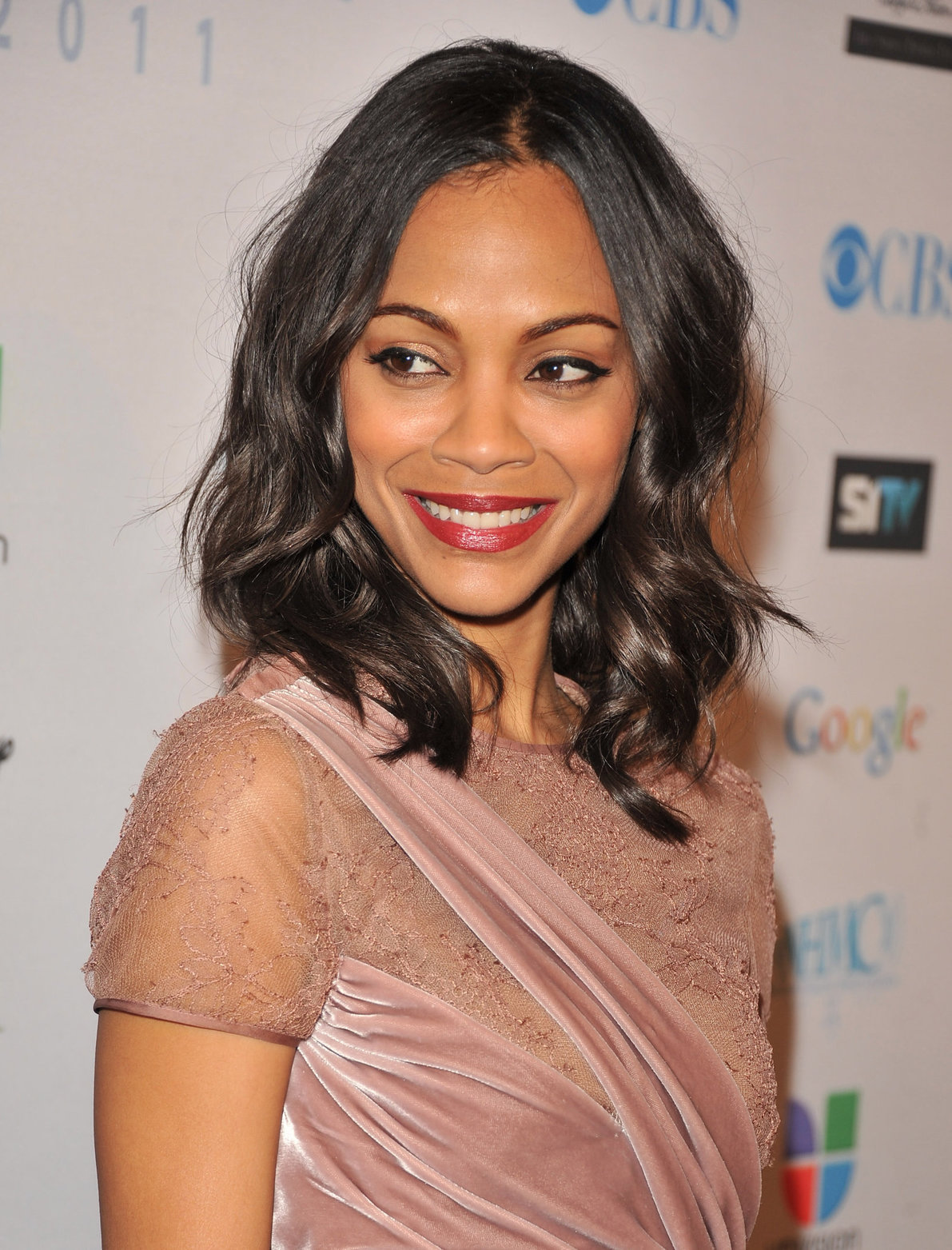 Zoe Saldana  14th Annual NHMC Impact Awards -- Beverly Hills, Feb. 25, 2011 
